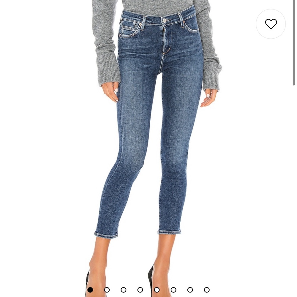 CITIZENS OF HUMANITY 'Rocket Crop' High Rise Skinny
Jeans. Size 25